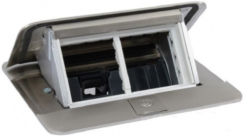 Лючок влагостойкий Legrand 4 мод. IP40 нержавеющая сталь картинка